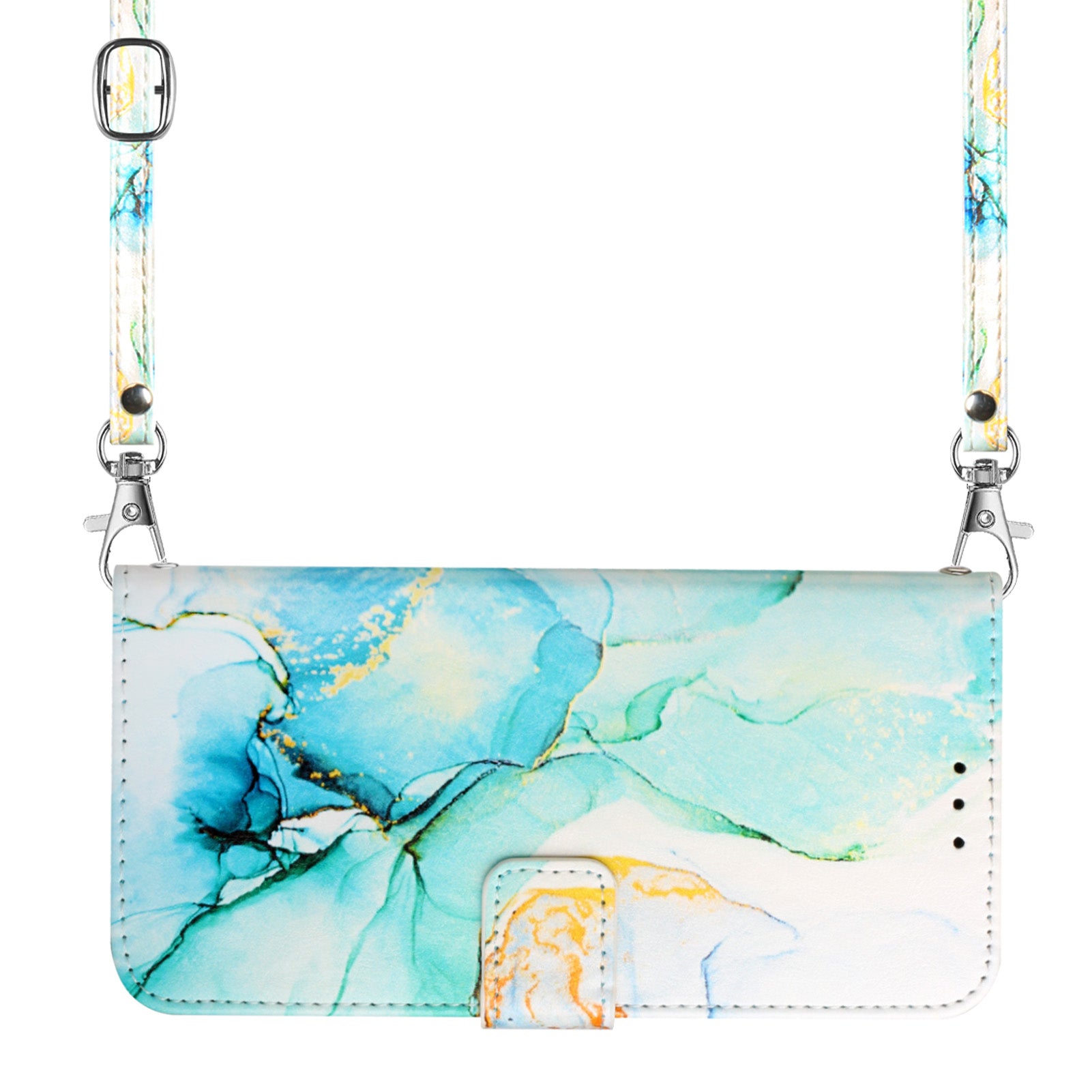YB Pattern Printing Leather Series-6 For Samsung Galaxy S23 FE Marble Pattern Phone Cover Stand Wallet Case with Long Strap YB Pattern Printing Leather Series-6 For Samsung Galaxy S23 FE Marble Pattern Phone Cover Stand Wallet Case with Long Strap